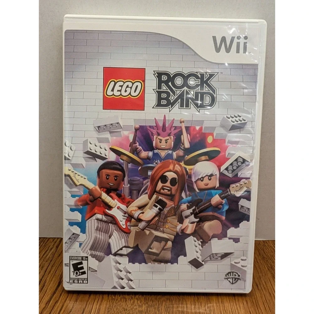 Wii 4 Pack/Rock Band Games/Country Track Pack/Lego/Rock Band 2/Beatles/UNTESTED‎